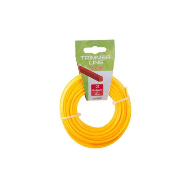 Квадратна корда за тример Rosa 2,4 мм x 15 м
