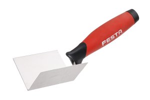 Вътрешна ъглова мистрия FESTA INOX 80 × 60 × 60 мм с гумирана дръжка, 31280